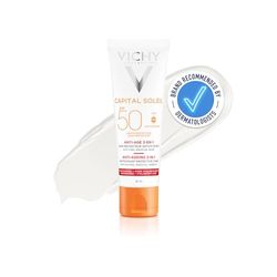 LOreal Tyskland CAPITAL SOLEIL soin antioxidant anti-âge SPF50 50 ml, ingen färg, 50 ml (1er Pack)