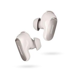 Bose QuietComfort Ultra wireless noise cancelling earbuds, Bluetooth noise cancelling earbuds con audio spaziale e cancellazione del rumore , Bianco