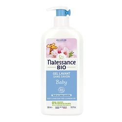 Natessance Bébé Naturel Gel Lavant sans Savon 500 ml - Lot de 2