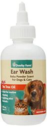 Overby Farm Ear Wash Liquid for Cats and Dogs, 118 ml