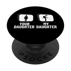 Control de plagas Tu hija Mi hija Exterminador divertido PopSockets PopGrip Adhesivo