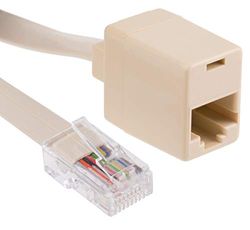 RS PRO RJ-adapter, RJ45-uttag, RJ45-kontakt, Cat.3, 1-port, typ förlängare