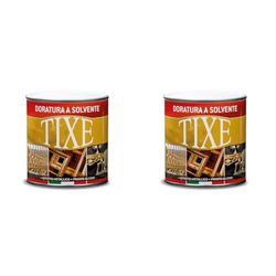 TIXE Doratura Vernice Oro Ducato per Interno A Solvente 500 ML, (101505) (Confezione da 2)