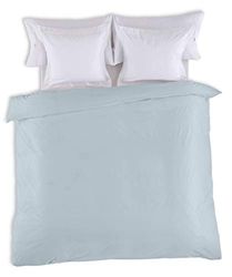 FUNDA NORDICA lisa color azul celeste - Cama de 105 (1 pieza) - 50% algodón / 50% poliéster - 144 hilos. Gramage: 115