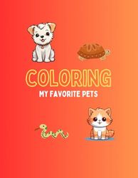 Favorite Pets Coloring Book