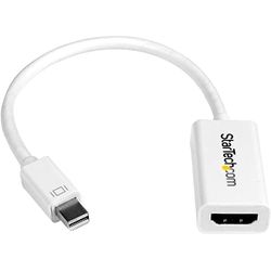 StarTech.com Mini DisplayPort naar HDMI 4k @ 30Hz adapter - DP 1.2 naar HDMI audio video converter voor MacBook Pro/Air - White