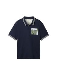 TOM TAILOR Poloshirt voor heren, 10668 - Sky Captain Blue, XXL