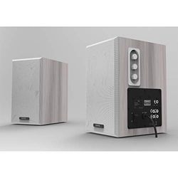 Empire Media EMSP.WB64WHITE 64W Blanco Altavoz - Altavoces (De 2 vías, Alámbrico, RCA, 64 W, 60-20000 Hz, Blanco)