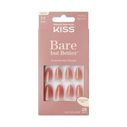 KISS Bare-But-Better Nails - Fairest Nude, 31 Ct.