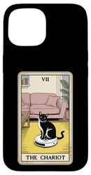 Carro Tarot Card Cat Robot Aspirador Gato Carcasa para iPhone 15