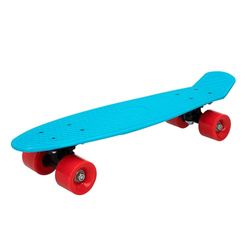 ColorBaby- Skateboard à roulettes PVC 55 cm, Bleu, 75832