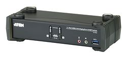 ATEN CS1922 2-Port USB 3.0 4K DisplayPort KVMP Switch (Cables included)