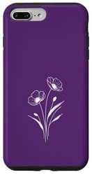 Esthetic Flower Plant Summer Vibe Happiness Flower Sweet Custodia per iPhone 7 Plus/8 Plus