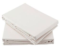 Emma Barclay 180 Thread Count Percale Fitted Valance Sheet in Ivory - Single Bed