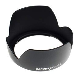 Caruba EW-63II Noir - Capuchons pour objectifs (Petal, Canon EF 28mm f/1.8 Canon EF 28mm f/1.8 USM, Noir)