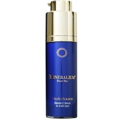 Mineralium - Anti-Wrinkle Serum with Vitamin C for All Skin Types - Powerful Anti-Aging, Reduces Wrinkles - Enriched with Dead Sea Minerals & Aloe Vera - Free from Silicones & Parabens - 30ml