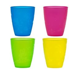 Lote de 4 vasitos para bebé Nuby (300 ml, a partir de 9 meses)