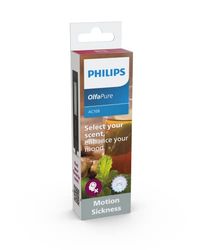 Philips OlfaPure 7200, Cartucho de repuesto para difusor de aromas para coche, ingredientes naturales, fabricado en Francia, certificado IFRA, Motion Sickness