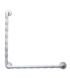 90° hoekgreep - ergonomisch, kunststof, beenlengte: 600 mm wit