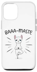 Carcasa para iPhone 13 Baaa-Maste Yoga Amante de la Cabra Meditación Espiritual Namaste