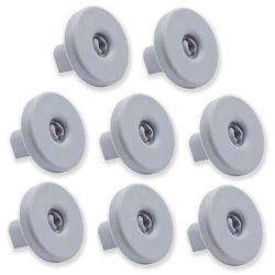 Lot de 8 roulettes pour panier inférieur pour lave-vaisselle Compatible avec Zanussi, Rex, Electrolux, AEG et autres modèles