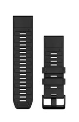 Garmin Cinturino Originale, 26mm, QuickFit, Silicone, Black (stile fēnix 8)