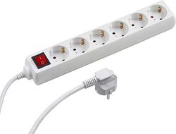 Meister Bloc multiprise avec interrupteur IP20 1,4 m, 7430510
