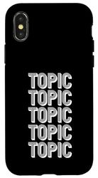 Topic Case for iPhone X/XS