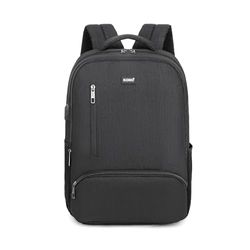 Kono Backpack Mens Laptop Backpack 15.6 Inch Laptop Bag School Bag Boys Travel Rucksack for Men (Black)