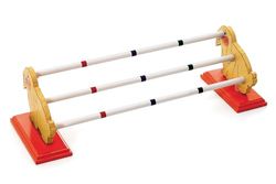 Sports Lapin HOPP - Barre pour Saut en Hauteur en Bois, Exercice et Amusement pour Lapin, 84 x 25 x