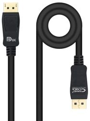 Brightium VESA-gecertificeerde DisplayPort-kabel 1,4, 1,5 m, compatibel met monitoren met hoge resolutie en geschikt voor games en grafisch design.