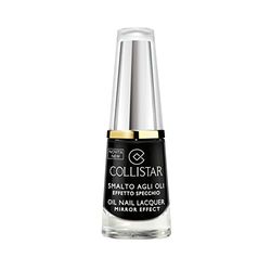 Collistar Smalto agli Oli ristrutturanti e nutrienti, Effetto Specchio, n. 313 Nero Intenso, Colore intenso a lunga durata, Finish brillante, con Olio di Argan e Jojoba, 6 ml