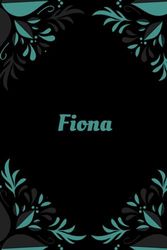 Fiona: Personalisiertes Notizbuch mit namen, hübsches Geschenk für Fiona