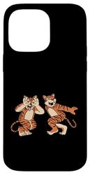 Two Happy Tigers Zoo Funny Tiger Wild Animal Lover Men Women Case for iPhone 14 Pro Max