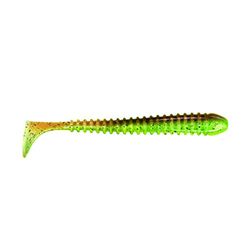 Jackson Unisexe – Adulte 10C4050801031044C10 Poisson en Caoutchouc Leurre Professionnel Perche & Sandre Worm 10,0 cm 8 pièces Pumpkin Coloré, Normal