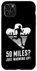 Custodia per iPhone 11 Pro Max Ultra Running Ultramarathon Runner Marathoner Ultra