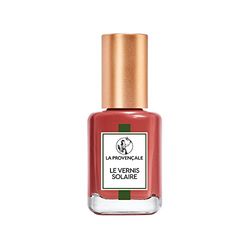 La Provençale Maquillage - Le Vernis Solaire - Vernis à Ongles Longue Tenue - Enrichi en Huile d'Olive Bio AOP Provence - Fini Brillant Laqué - Teinte : Rose Restanque (203)