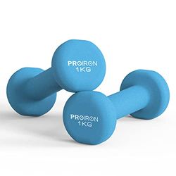 PROIRON Neopreen Halter，Gewichten，1kg 2 in 1,Proiron haltergewichten van neopreen,haltergewichten,fitness bij spiervorming
