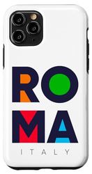 Custodia per iPhone 11 Pro I Love Rome Italy, Cool Roma Italia Fashion Graphic Designs