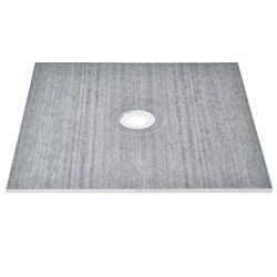 VEVOR Kit Bordure de Douche, 1828 x 1828 mm kit Cuvette de Douche avec Drain Central Installation de Douche EPS légers 2 Chiffons imperméables, bâtons de Pente de Cuvette de Douche pour Salle de Bain