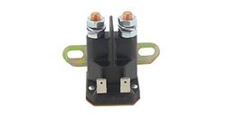 GREENSTAR - Relais De Démarreur - Pièce De Remplacement Adaptable Pour Modèles John Deere - Branchement 2 Bornes Rondes 2 Fiches Plates - Pièce Origine AM130365, AM132990, AM133094