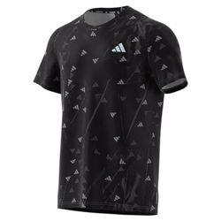 adidas Heren Run It Brand Love T-shirt, M Zwart