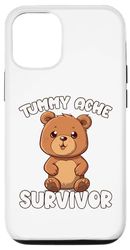 iPhone 13 Pro Cute Tummy Ache Survivor, Adorable Bear Gifts for Kids Case