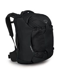 Osprey Mochila de viaje Farpoint para hombre, Negro, Talla única