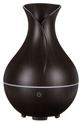 SIXTOL Bloom Aroma Difuzer 200ml | Ultrasone luchtbevochtiger | Voor luchtbevochtiging en doorruiken van thuis, slaapkamer, kantoor | Aromatherapie | Voor etherische oliën (donker hout)