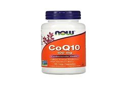 Now Foods, CoQ10 (Coenzyme Q10), 100 mg, Hawthorn, 90 Vegan Tablets