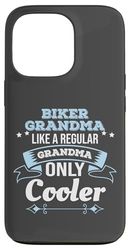 Biker Grandma Like Grandma Only Cooler Case for iPhone 13 Pro