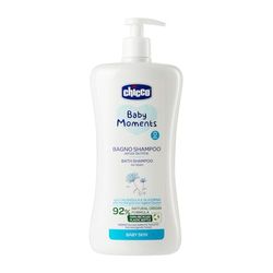 Chicco Baby Moments Bagno Shampoo Senza Lacrime per Cute Sensibile e Capelli Sottili dei Neonati, 0+ Mesi - 750 ml