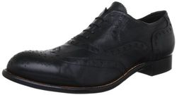 Rocco P. 188 GU SC 0777M/04 - Zapatos de Cordones de Cuero para Hombre, Color Negro, Talla 44