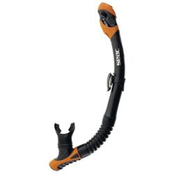 SEAC Reverse Dry Snorkel met Dry Top en ontluchtingsventiel, oranje